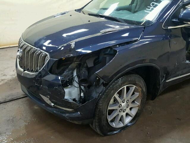 5GAKVBKD9HJ149763 - 2017 BUICK ENCLAVE BLUE photo 9