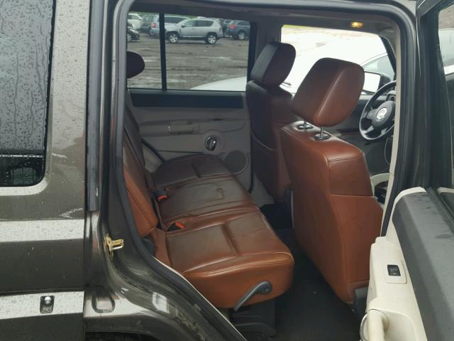 1J8HG58N86C199052 - 2006 JEEP COMMANDER Yaşıl foto 6