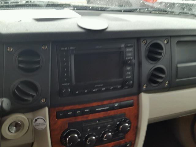 1J8HG58N86C199052 - 2006 JEEP COMMANDER Yaşıl foto 9