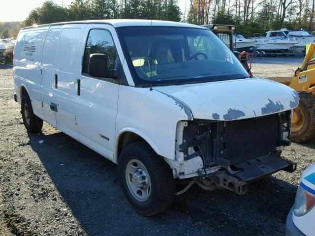 1GCHG39U361123753 - 2006 CHEVROLET EXPRESS G3 WHITE photo 1