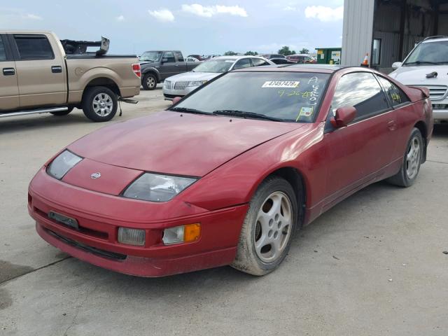 JN1RZ26H7MX503093 - 1991 NISSAN 300ZX 2+2 RED photo 2