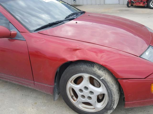 JN1RZ26H7MX503093 - 1991 NISSAN 300ZX 2+2 RED photo 9