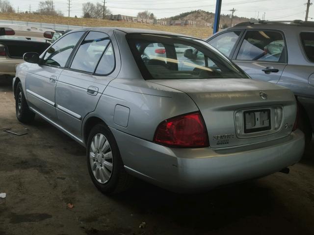 3N1CB51D54L822908 - 2004 NISSAN SENTRA 1.8 SILVER photo 3