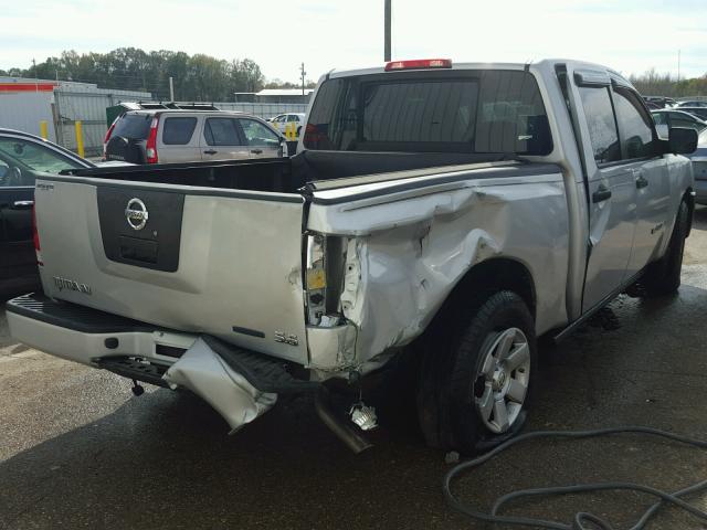 1N6BA07DX8N330867 - 2008 NISSAN TITAN XE SILVER photo 4