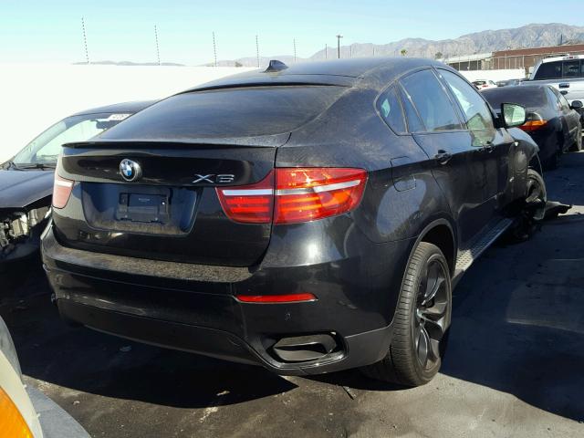 5UXFG8C58EL592943 - 2014 BMW X6 XDRIVE5 BLACK photo 4