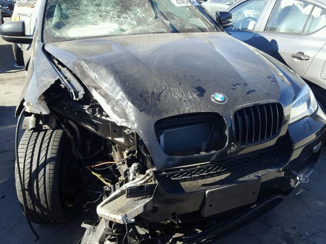 5UXFG8C58EL592943 - 2014 BMW X6 XDRIVE5 BLACK photo 7