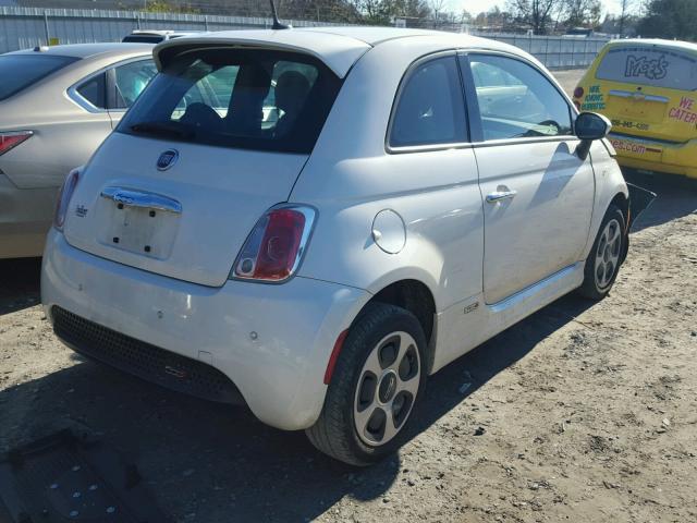 3C3CFFGE2DT744762 - 2013 FIAT 500 ELECTR CREAM photo 4