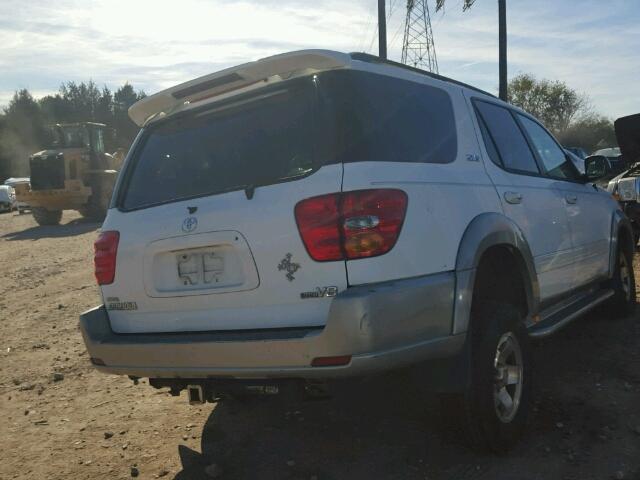 5TDZT34A03S203006 - 2003 TOYOTA SEQUOIA SR WHITE photo 4