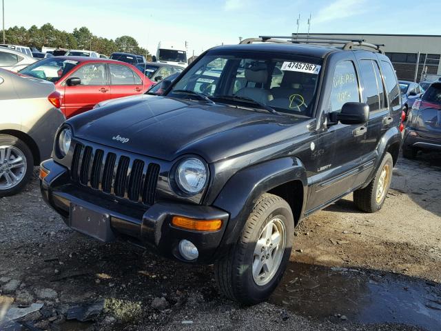 1J4GL58K94W270544 - 2004 JEEP LIBERTY LI BLACK photo 2