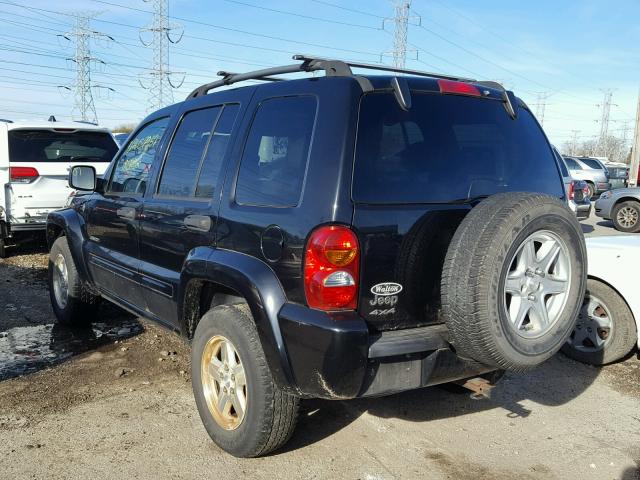 1J4GL58K94W270544 - 2004 JEEP LIBERTY LI BLACK photo 3