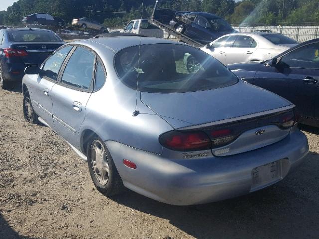 1FAFP52U7WA115951 - 1998 FORD TAURUS LX BLUE photo 3