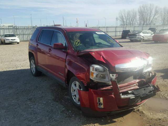 2GKFLVEK5E6204191 - 2014 GMC TERRAIN SL BURGUNDY photo 1