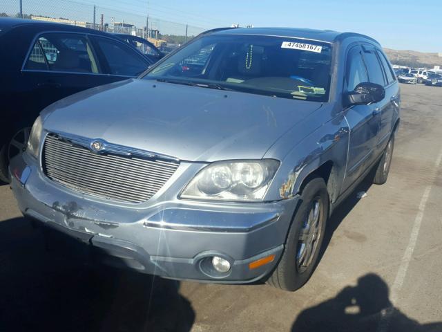 2C4GF68435R652812 - 2005 CHRYSLER PACIFICA T BLUE photo 2