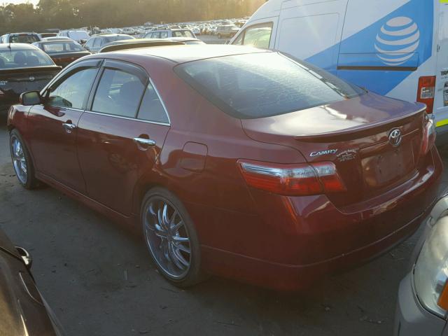 4T1BE46K77U026801 - 2007 TOYOTA CAMRY NEW RED photo 3