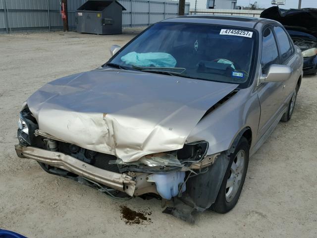 1HGCG56611A093335 - 2001 HONDA ACCORD EX GOLD photo 2