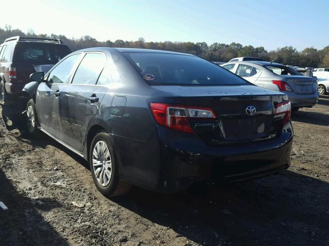 4T4BF1FK4ER355695 - 2014 TOYOTA CAMRY L BLACK photo 3