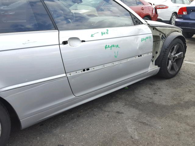 WBABV13444JT21681 - 2004 BMW 325 CI SUL SILVER photo 9