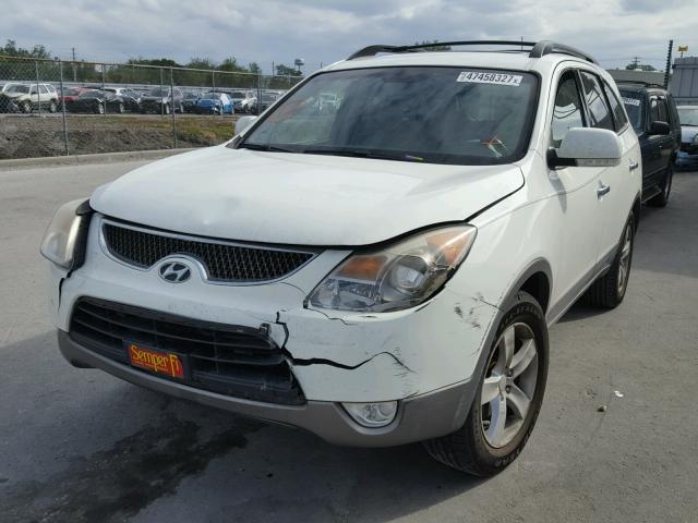 KM8NU13C58U042489 - 2008 HYUNDAI VERACRUZ G WHITE photo 2