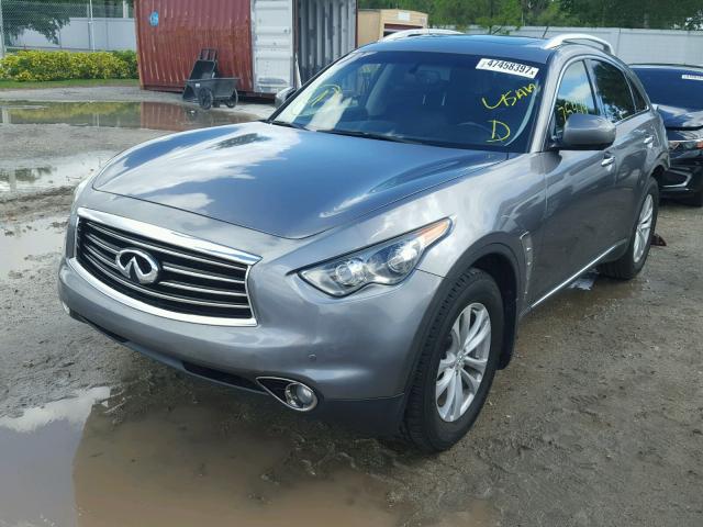 JN8AS1MU6CM121246 - 2012 INFINITI FX35 SILVER photo 2