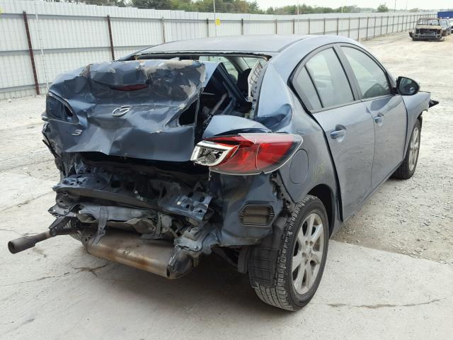 JM1BL1SF6A1213392 - 2010 MAZDA 3 I BLUE photo 4