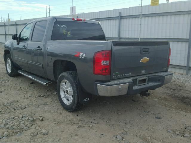 3GCPKTE34BG201248 - 2011 CHEVROLET SILVERADO GRAY photo 3