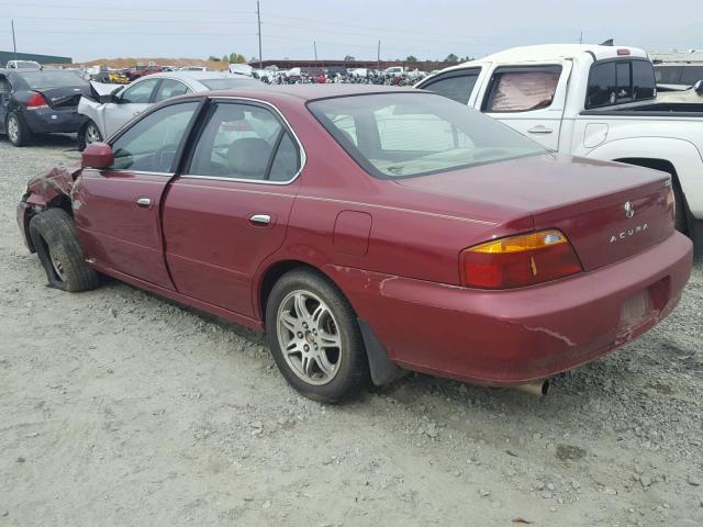 19UUA5660YA006413 - 2000 ACURA 3.2TL MAROON photo 3