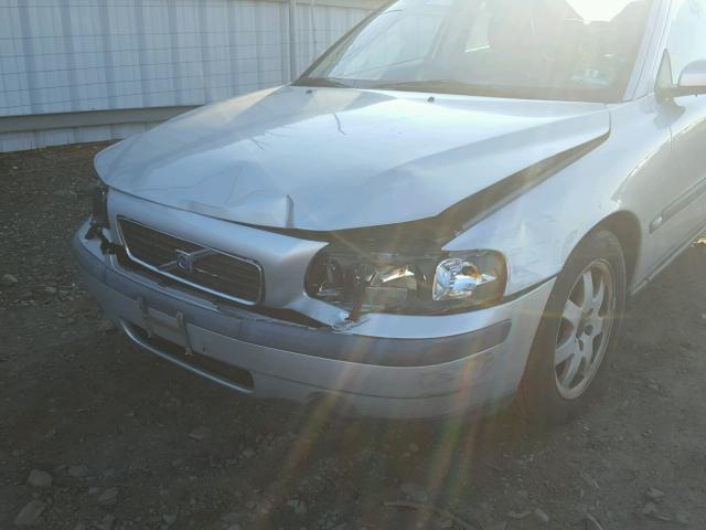 YV1RH59H442321260 - 2004 VOLVO S60 2.5T SILVER photo 10