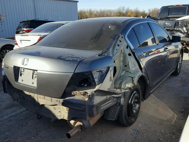 1HGCP2F37AA124902 - 2010 HONDA ACCORD LX GRAY photo 4