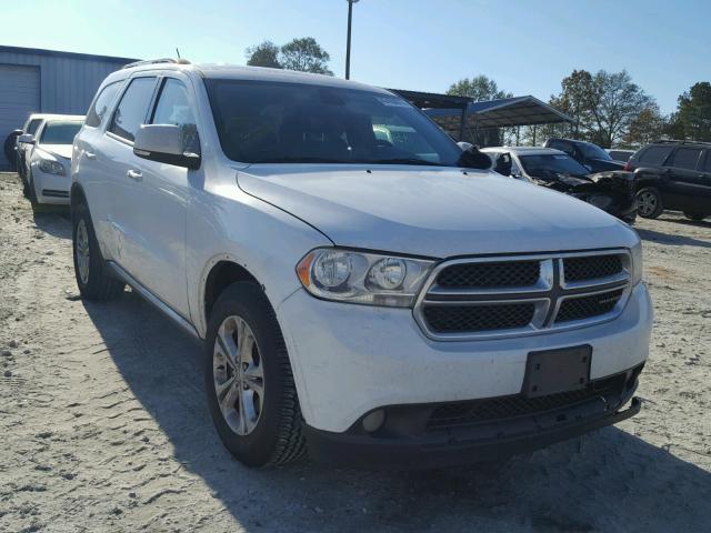 1C4RDHDG6DC617201 - 2013 DODGE DURANGO CR WHITE photo 1