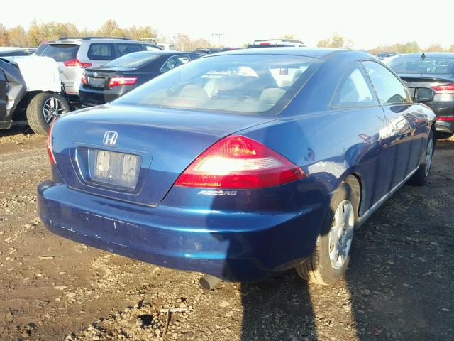 1HGCM72325A009383 - 2005 HONDA ACCORD LX BLUE photo 4