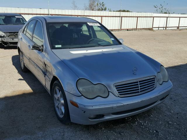 WDBRF61J33A502756 - 2003 MERCEDES-BENZ C 240 SILVER photo 1