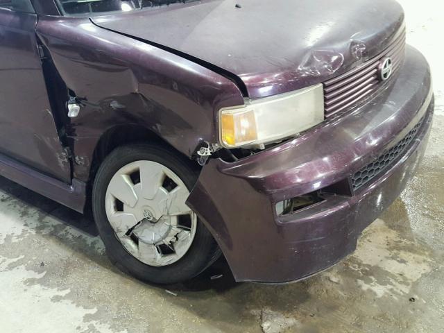 JTLKT324164032768 - 2006 TOYOTA SCION XB Granate foto 9