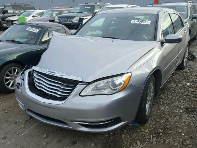 1C3CCBABXDN568673 - 2013 CHRYSLER 200 LX SILVER photo 2