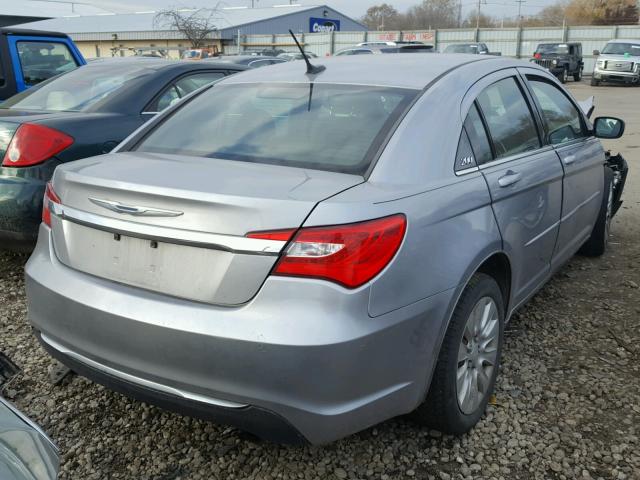 1C3CCBABXDN568673 - 2013 CHRYSLER 200 LX SILVER photo 4