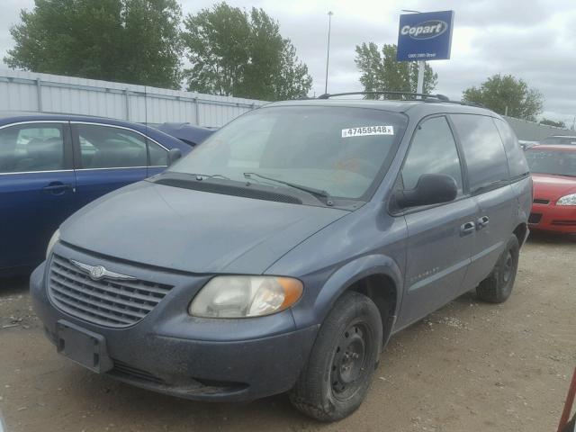 1C4GJ45321B276501 - 2001 CHRYSLER VOYAGER LX GRAY photo 2