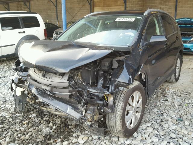5J6RM4H77CL001888 - 2012 HONDA CR-V EXL 黑色 照片 2