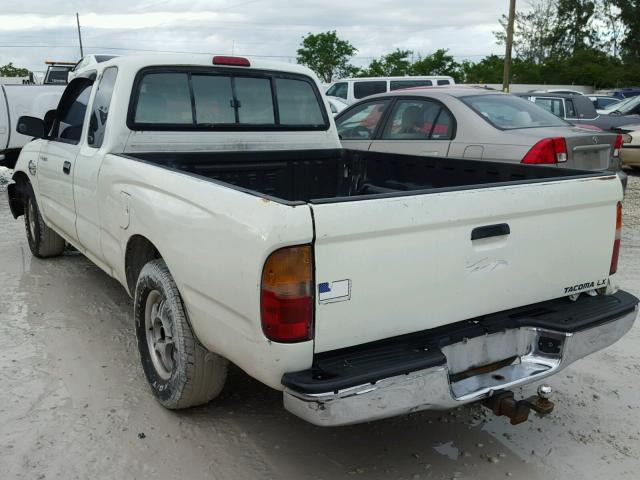 4TAVL52N2VZ304027 - 1997 TOYOTA TACOMA XTR WHITE photo 3