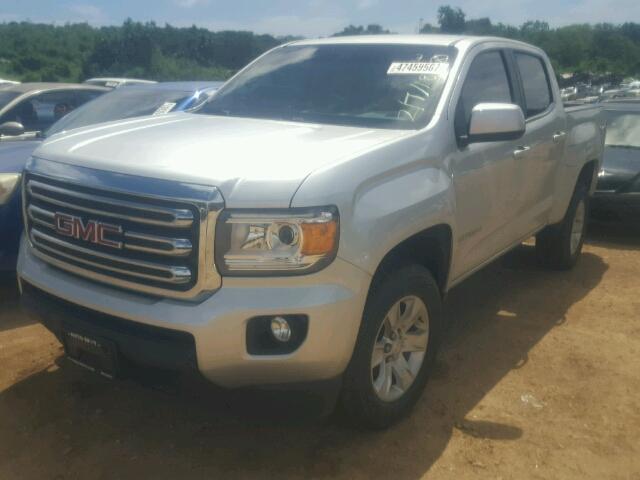 1GTG5CEA3G1384492 - 2016 GMC CANYON SLE SILVER photo 2