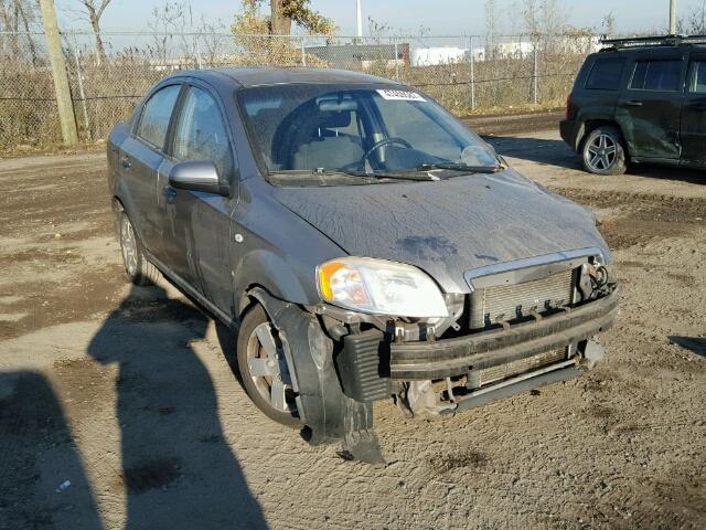 KL1TD55638B034680 - 2008 CHEVROLET AVEO BASE GRAY photo 1