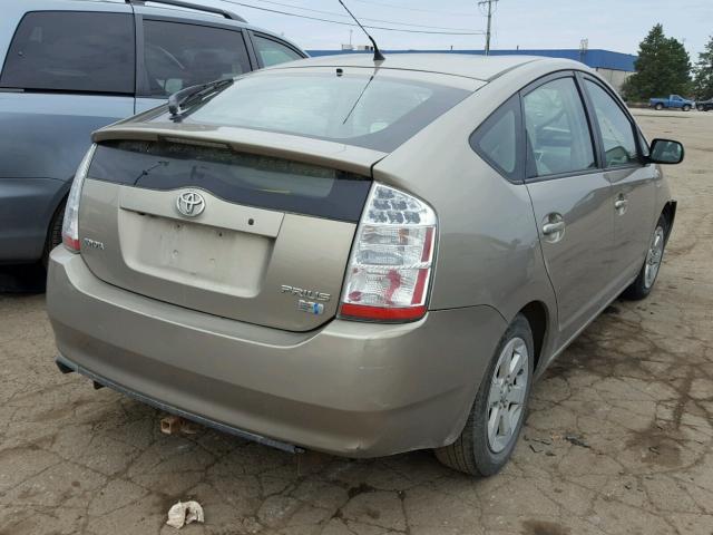 JTDKB20U583451243 - 2008 TOYOTA PRIUS GOLD photo 4