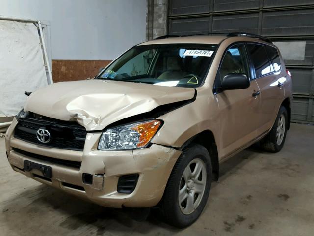 2T3BF4DV0AW053198 - 2010 TOYOTA RAV4 GOLD photo 2