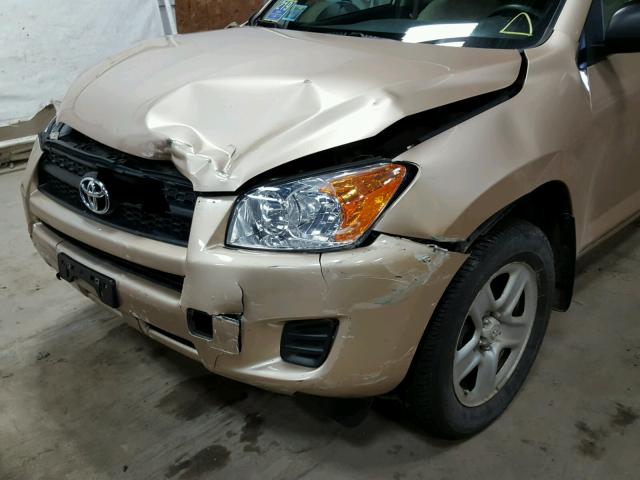 2T3BF4DV0AW053198 - 2010 TOYOTA RAV4 GOLD photo 9