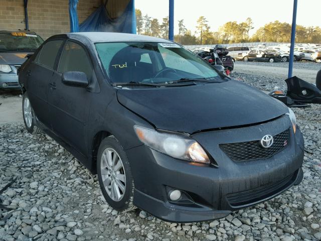 1NXBU40E89Z093769 - 2009 TOYOTA COROLLA BA BLACK photo 1