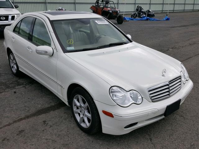 WDBRF92H97F914069 - 2007 MERCEDES-BENZ C 280 4MAT WHITE photo 1