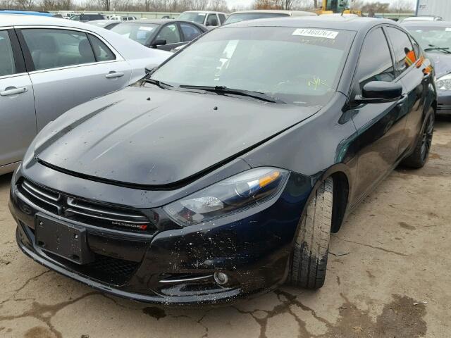 1C3CDFEB6ED705565 - 2014 DODGE DART GT BLACK photo 2