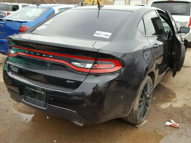 1C3CDFEB6ED705565 - 2014 DODGE DART GT BLACK photo 4