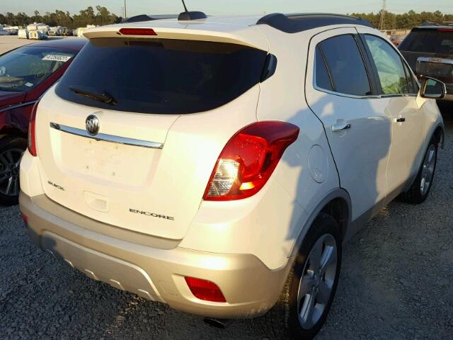 KL4CJCSBXGB577556 - 2016 BUICK ENCORE WHITE photo 4