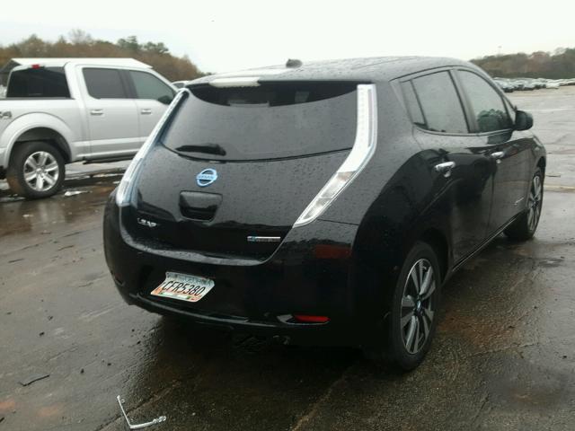 1N4AZ0CP6DC404322 - 2013 NISSAN LEAF S BLACK photo 4