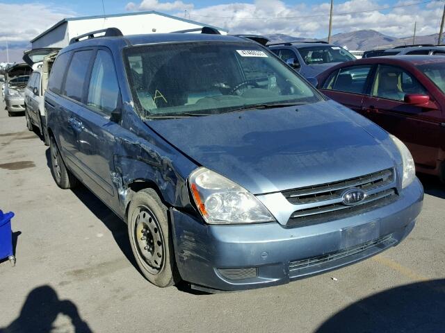 KNDMB233166068715 - 2006 KIA SEDONA EX BLUE photo 1