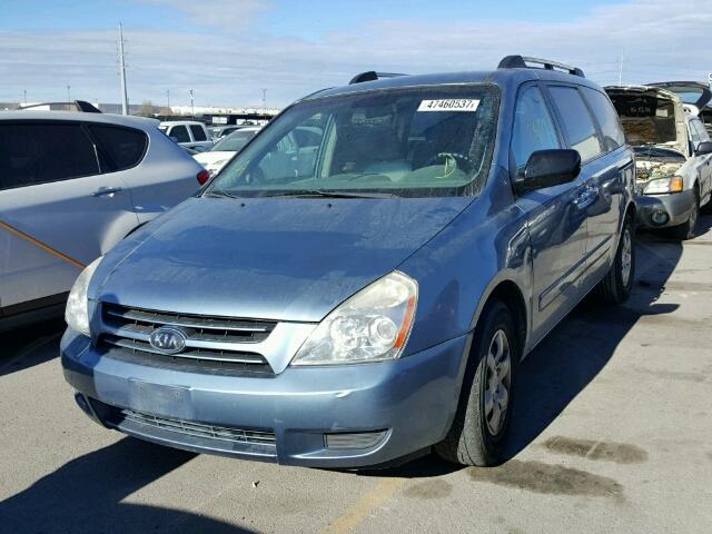 KNDMB233166068715 - 2006 KIA SEDONA EX BLUE photo 2